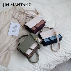 Leather Crossbody Bag Women Shoulder Messenger Bag
