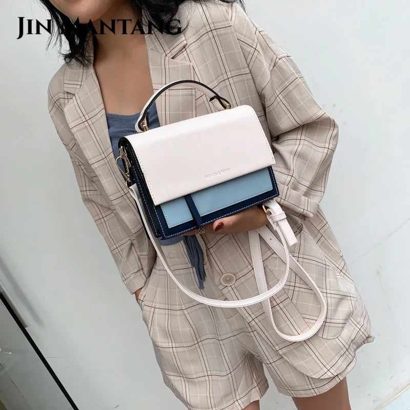 Leather Crossbody Bag Women Shoulder Messenger Bag