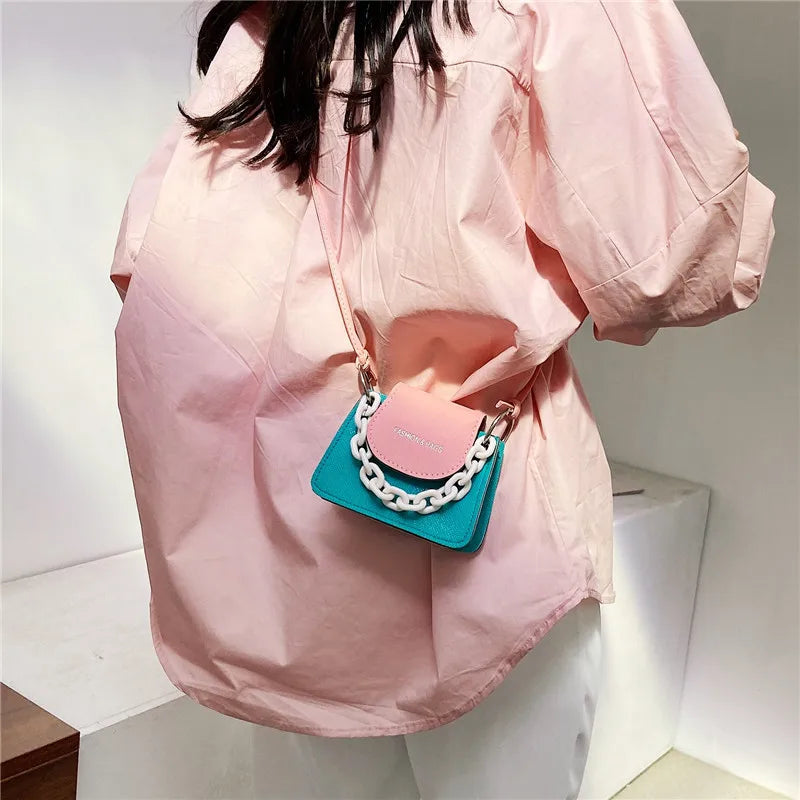Mini PU Leather Crossbody Bag Women Summer Shoulder Handbag Female Cross Body
