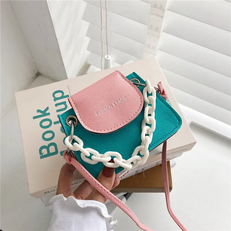 Mini PU Leather Crossbody Bag Women Summer Shoulder Handbag Female Cross Body