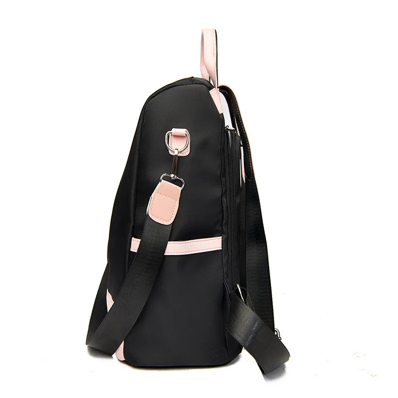 Oxford Backpack Women Large Capacity School Bag Travel Rucksack