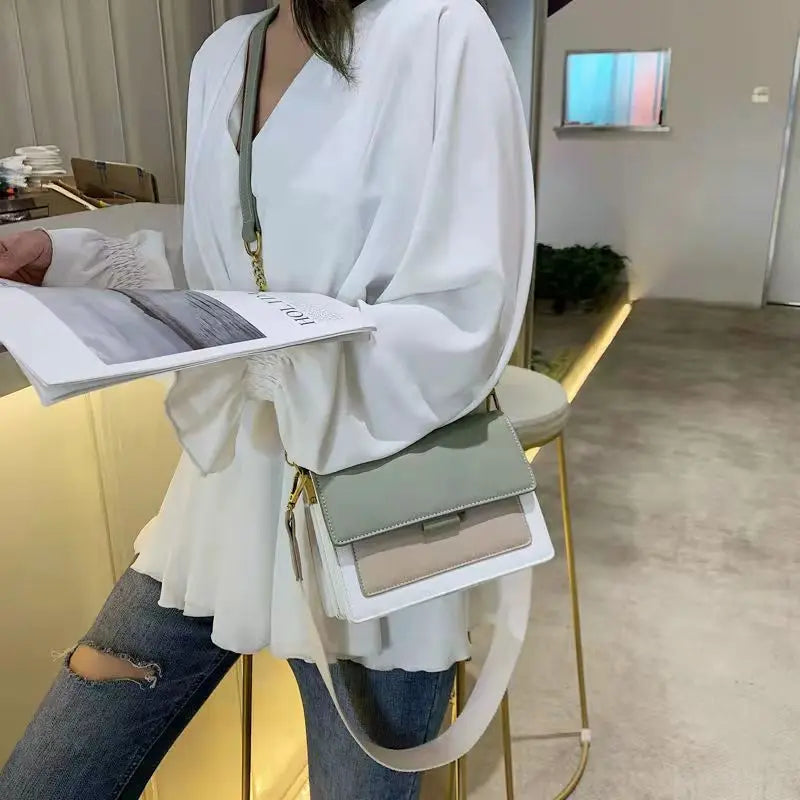 Small Leather Shoulder Bag Women High Style Crossbody Bags