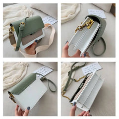 Small Leather Shoulder Bag Women High Style Crossbody Bags