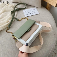 Small Leather Shoulder Bag Women High Style Crossbody Bags