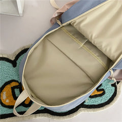 Waterproof Nylon Women Backpack Travel Rucksack Schoolbag Teenage Girl Boy