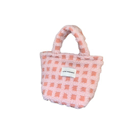 Women's Plaid Purse Handbags Retro Small Tote Shopper Bag