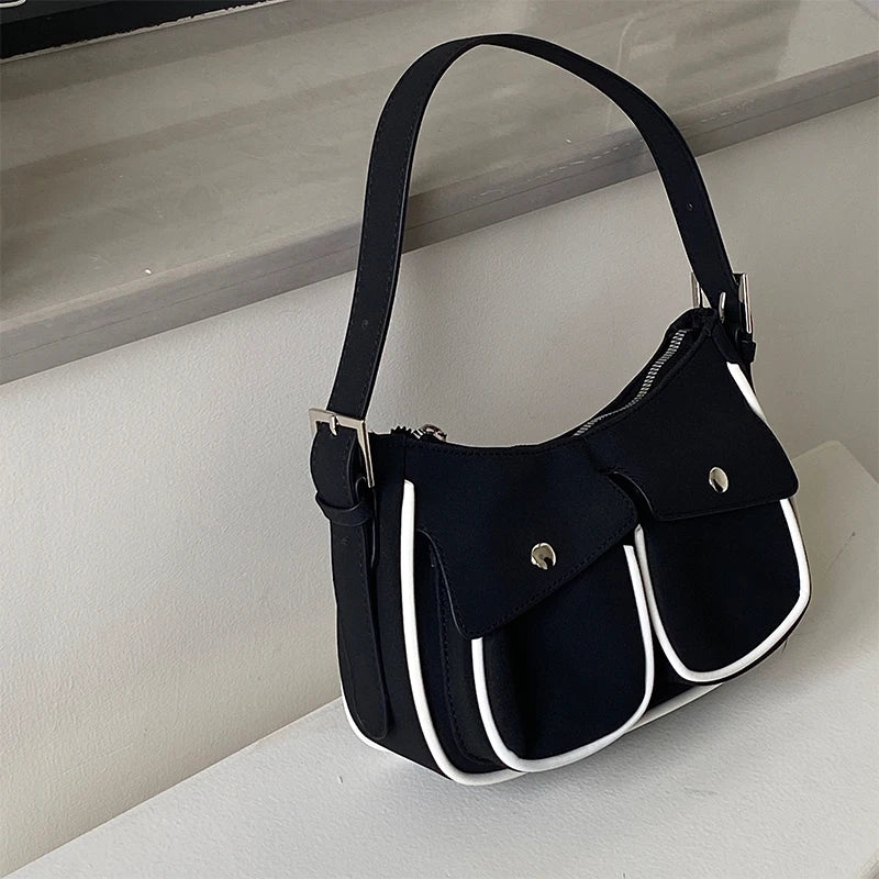 Matte Leather Women's Shoulder Bag Crossbody Purses