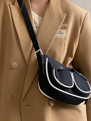 Matte Leather Women's Shoulder Bag Crossbody Purses