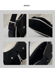 Matte Leather Women's Shoulder Bag Crossbody Purses