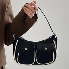 Matte Leather Women's Shoulder Bag Crossbody Purses