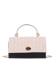 Straw Flap Women's Crossbody Bag Beach Shoulder Small Handbag