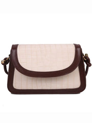 Women's Pu Leather Flap Shoulder Bag