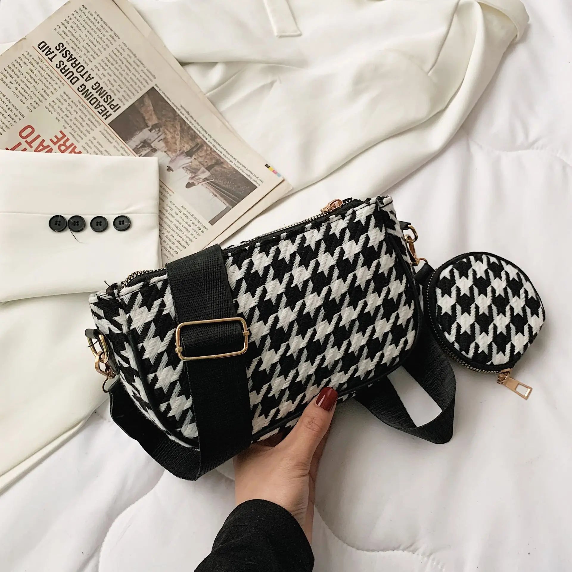 Leather Crossbody Bag Women Shoulder Bag Travel Handbag