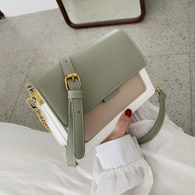 Leather Crossbody Bag Travel Handbag for Women