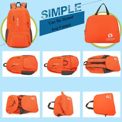 Quick-drying Backpack Fitness Sports Foldable Travel Bag Red