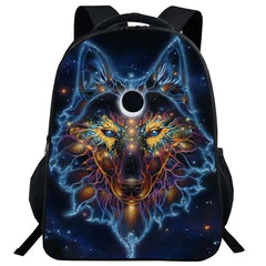 Wolf Backpack School Bag for Teenager Kids