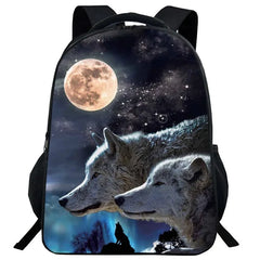 Wolf Backpack School Bag for Teenager Kids