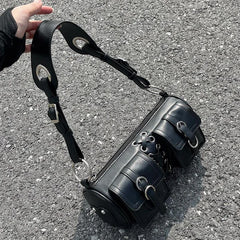Women's PU Leather Shoulder Bag with Advanced Strap