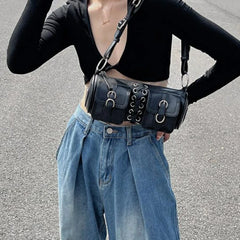 Women's PU Leather Shoulder Bag with Advanced Strap