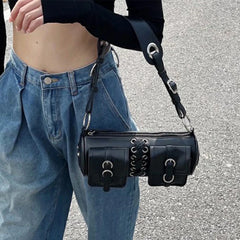 Women's PU Leather Shoulder Bag with Advanced Strap