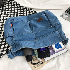 Vintage Denim Bag Women's Handbags Shoulder Bags Shopping Bag