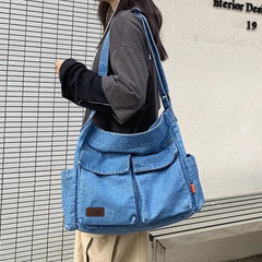 Vintage Denim Bag Women's Handbags Shoulder Bags Shopping Bag