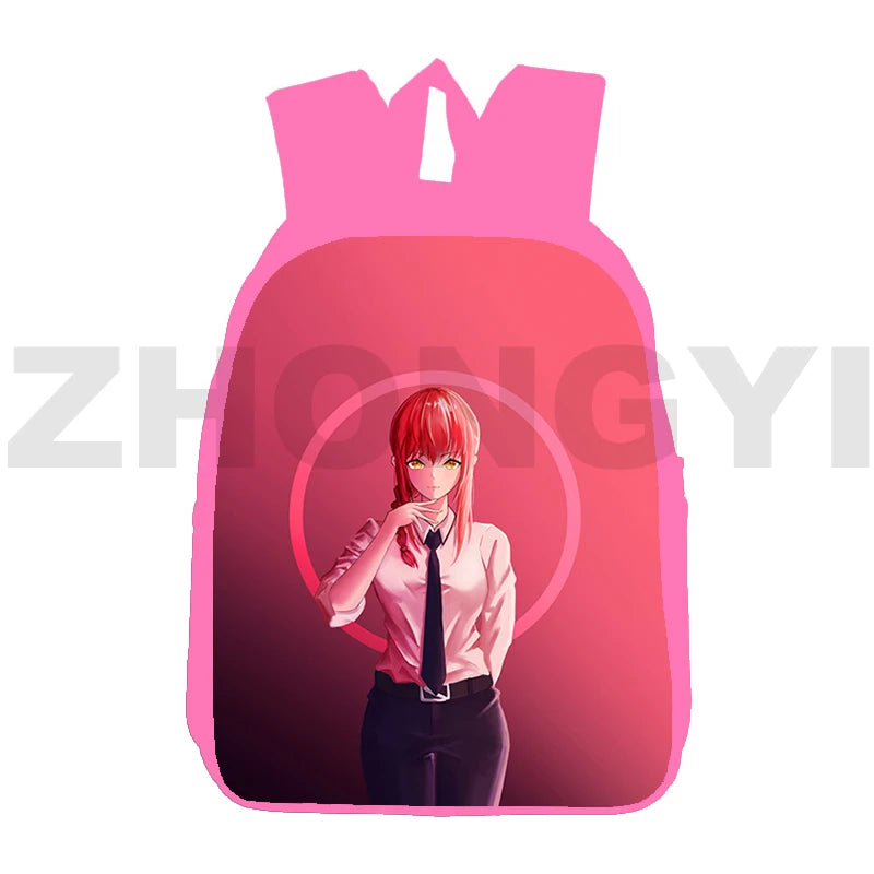 Anime Chainsaw Man 3D Backpack Harajuku Japanese Bag 16 Inch School Back Pack