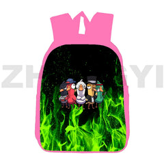 Girls Goose Goose Duck 3D Backpacks Lady Laptop Backpack