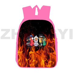 Girls Goose Goose Duck 3D Backpacks Lady Laptop Backpack