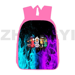 Girls Goose Goose Duck 3D Backpacks Lady Laptop Backpack