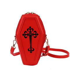 Gothic Coffin Cross Shoulder Bag Messenger Bag Cosplay