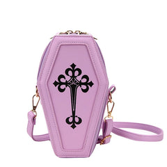 Gothic Coffin Cross Shoulder Bag Messenger Bag Cosplay