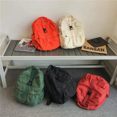 Canvas School Backpack Boy Girl Travel Student Bag Men Women Laptop Bags