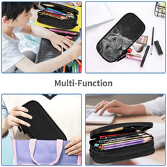 Cute Lion Pen Box for Student School Anime Zipper Pen Bag