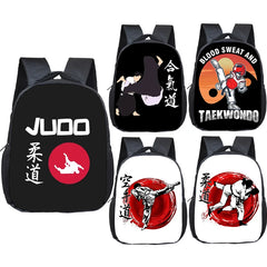 Martial Art Judo Taekwondo Karate Aikido Backpack Kids School Bag