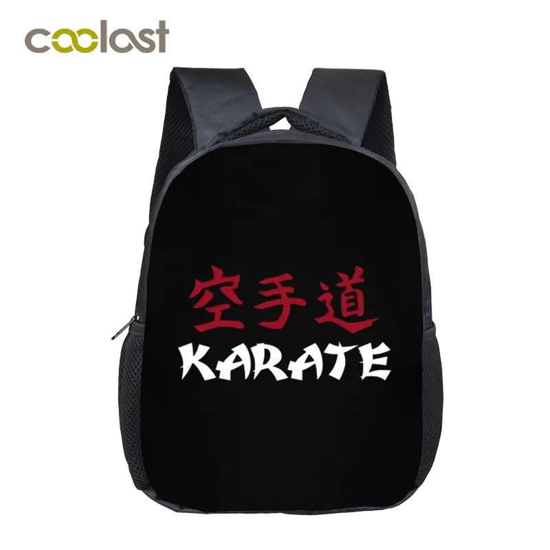 Judo Taekwondo Karate Aikido Backpack Kids School Bags Boy Girl Toddler Bag