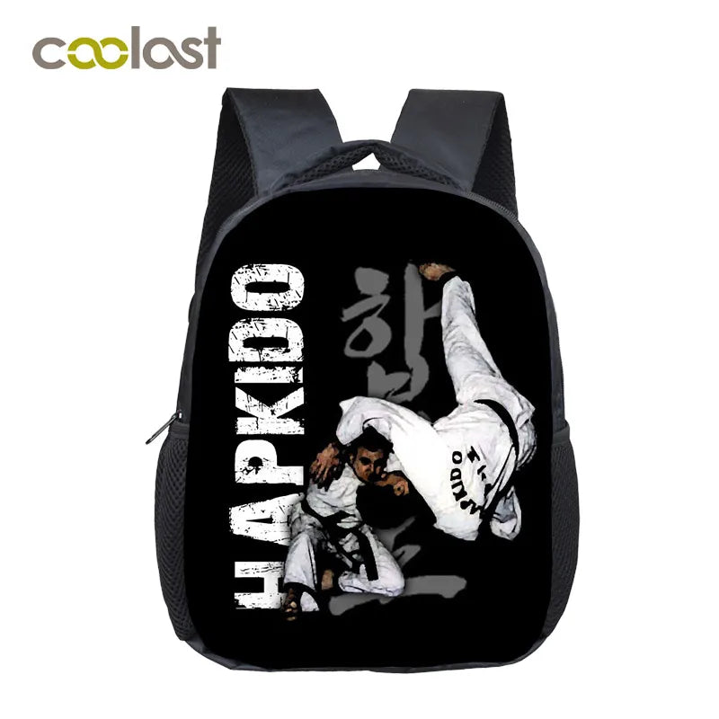 Martial Art Judo Taekwondo Karate Aikido Backpack Kids School Bag