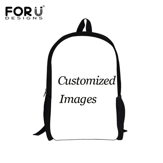 Skull Print Men Backpack Kids Boys Girls School Bags Teenage Bagpack