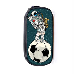 Soccerly/Footbally Print Pencil Bag Kids School Bags Stationary Bags
