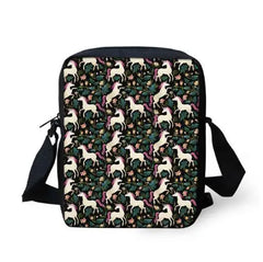 Unicorn Printed Kids Messenger Bag Women Crossbody Bag Men