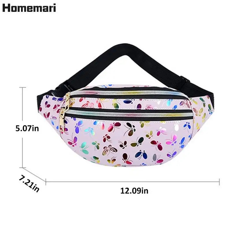 Street Style Waist Bag Pack Women's Wallet Purse Large Phone Belt Bag Pouch