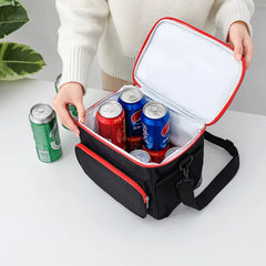 Waterproof Nylon Insulated Lunch Bag for Women Kids Marmita