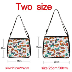 Gothic Girl Handbag Halloween Skull Pattern Underarm Bag Gift