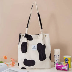 Corduroy Women Bag Large Capacity Shopping Bags for Women