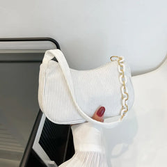 Corduroy Women's Bag Soft Handbag One-Shoulder Crossbody Shoulder Bag