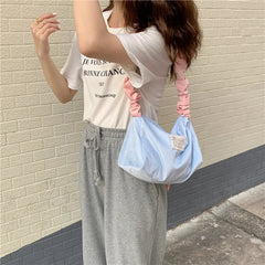 Corduroy Women's Crossbody Shoulder Bag Casual Tote Purse Bag