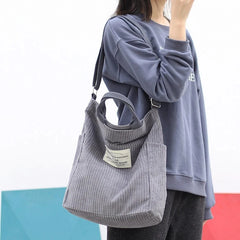 Corduroy Women's Retro Messenger Bag All-match Shoulder Bag