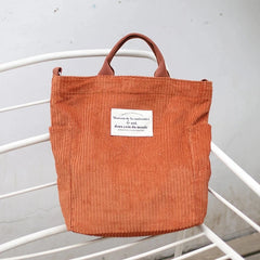 Corduroy Women's Retro Messenger Bag All-match Shoulder Bag