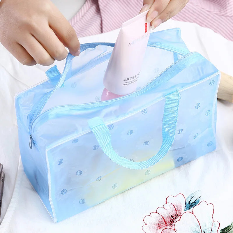 Transparent PVC Travel Cosmetics Bag