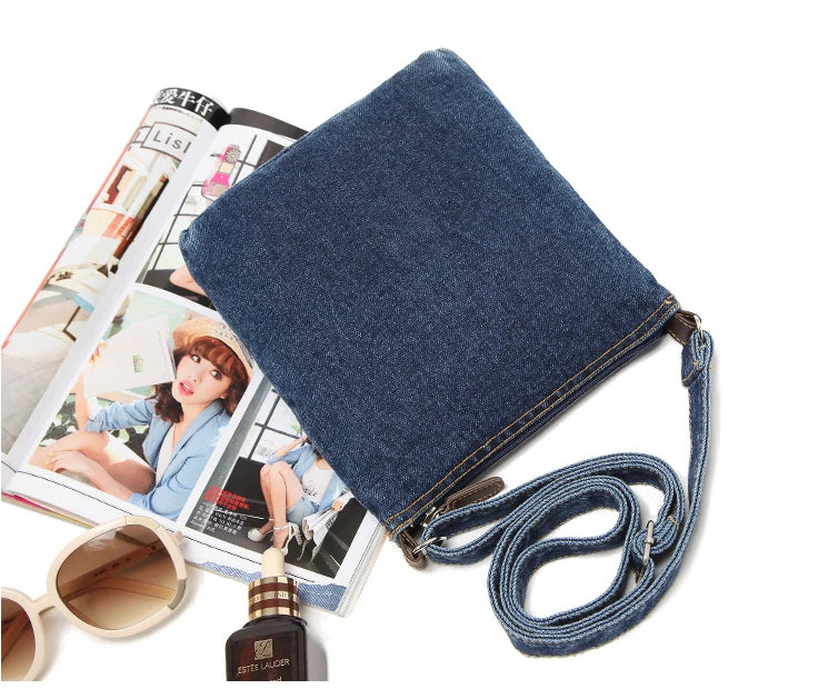 Cotton Denim Women Handbag Designers Female Shoulder Bags Women Messenger Bags M